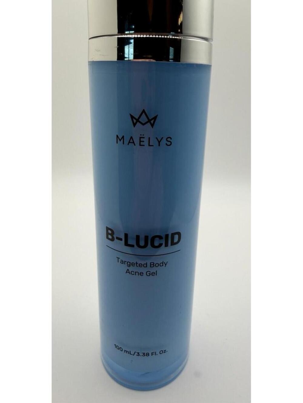 MAELYS B-LUCID Targeted Body Acne Gel 3.38 oz 100ml Salicylic Acid 2% NEW